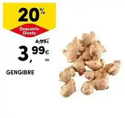 Continente gengibre promoção