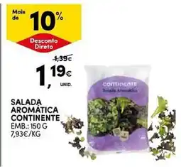 Continente salada aromatica continente promoção