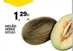 Continente melão verde inteiro promoção