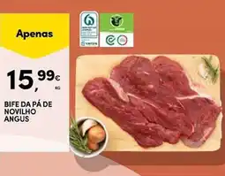 Continente Bife da pá de novilho angus promoção