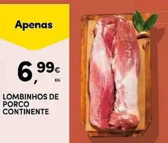 Continente lombinhos de porco continente promoção