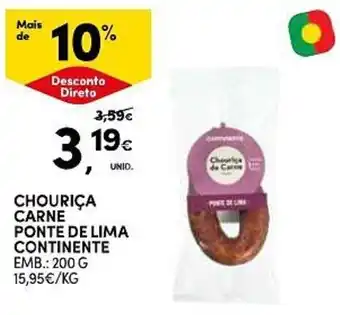 Continente Chouriça carne ponte de lima continente promoção