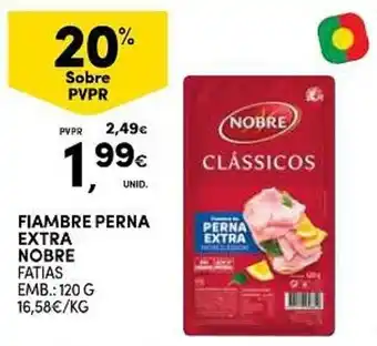 Continente Fiambre perna extra nobre promoção