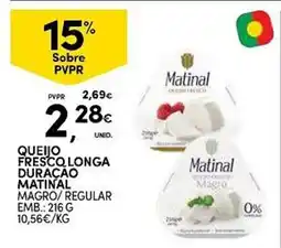 Continente Queijo fresco longa duração matinal promoção