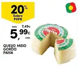 Continente Queijo meio gordo paiva promoção