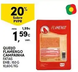 Continente Queijo flamengo campainha fatias promoção