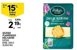 Continente queijo flamengo milhafre fatias promoção