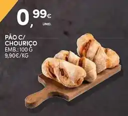 Continente Pão c/ chouriço promoção