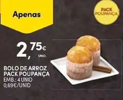 Continente Bolo de arroz pack poupança promoção
