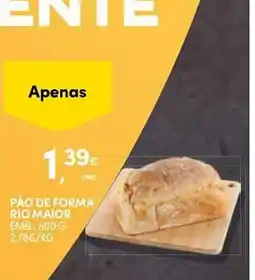 Continente Pão de forma rio maior promoção