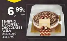 Continente semifrio banoffee/chocolate e avela promoção