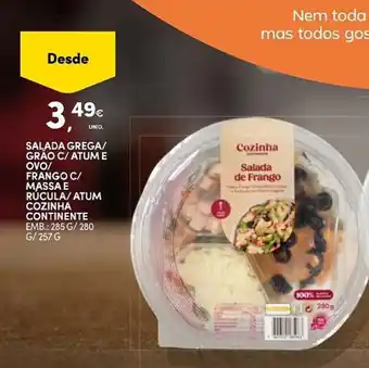 Continente Salada de frango cozinha continente promoção