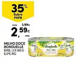Continente milho doce bonduelle promoção