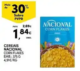 Continente Cereais nacional corn flakes zero promoção