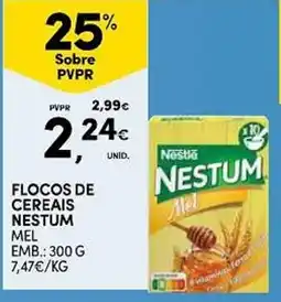 Continente Flocos de cereais nestum mel promoção