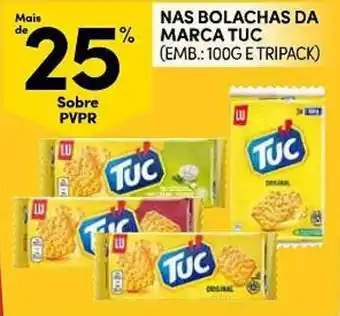 Continente nas bolachas da marca tuc promoção