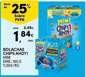 Continente Bolachas chips ahoy! mini promoção