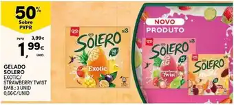 Continente Gelado solero exotic/strawberry twist promoção