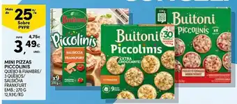 Continente Buitoni piccolinis promoção