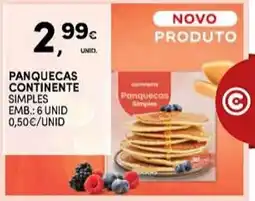 Continente Panquecas continentale simples promoção