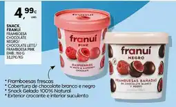 Continente Franui framboesa chocolate negro/chocolate leite/framboesa pink promoção