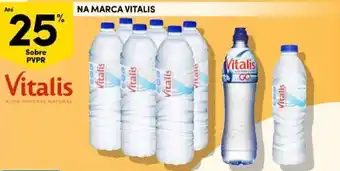 Continente Vitalis agua mineral natural promoção