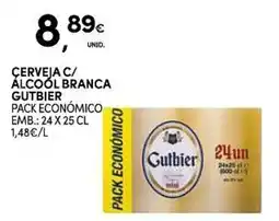 Continente Cerveja c/ álcool branca guthier promoção