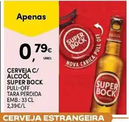 Continente Cerveja c/ álcool super bock promoção