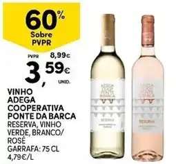 Continente vinho adega cooperativa ponte da barca promoção