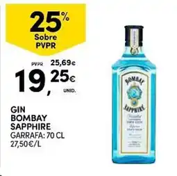 Continente gin bombay sapphire promoção