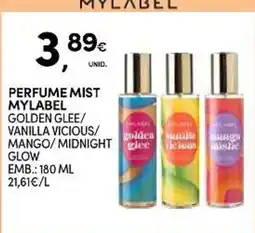Continente Perfume mist mylabel promoção