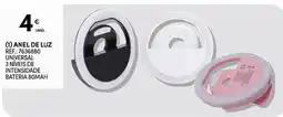 Continente Anel de luz promoção