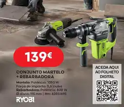 Bricomarché Conjunto marcelo + rebarbadora ryobi promoção