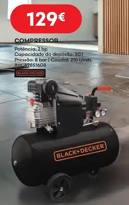 Bricomarché Compressor black+decker promoção