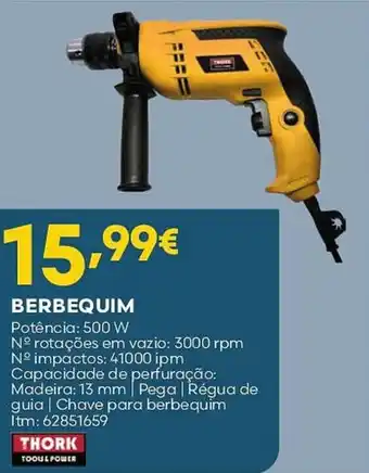 Bricomarché berbequim thork promoção