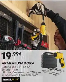 Bricomarché aparafusadora powerplus promoção