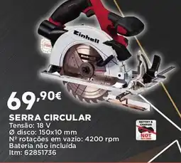 Bricomarché Einhell serra circular promoção