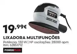 Bricomarché lixadora multifunções powerplus promoção