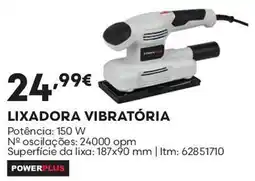 Bricomarché lixadora vibratória powerplus promoção