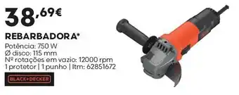 Bricomarché rebarbadora black+decker promoção
