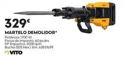 Bricomarché Martelo demolidor vito promoção
