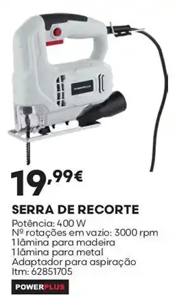 Bricomarché serra de recorte powerplus promoção