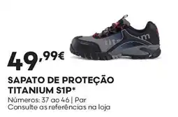 Bricomarché Sapato de proteção titanium s1p promoção