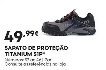 Bricomarché Sapato de proteção titanium s1p promoção