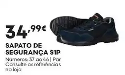 Bricomarché sapato de segurança sip promoção