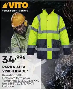 Bricomarché Vito parka alta visibilidade promoção