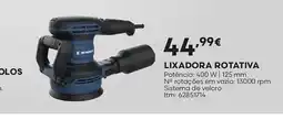 Bricomarché Mckinley lixadora rotativa promoção