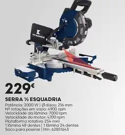 Bricomarché serra 1/2 esquadria mckenzie promoção