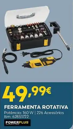 Bricomarché ferramenta rotativa powerplus promoção