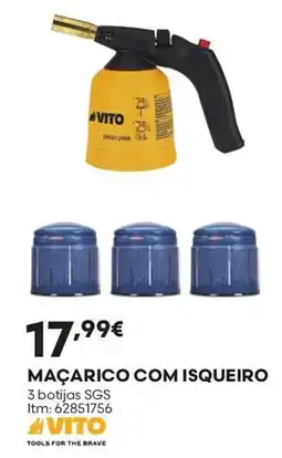 Bricomarché Maçarico com isqueiro Vito promoção